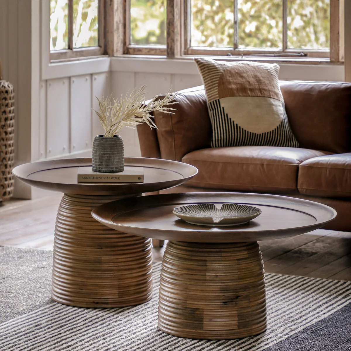 Gallery Direct Belmonte Side Table 700x700x480mm - Image 5
