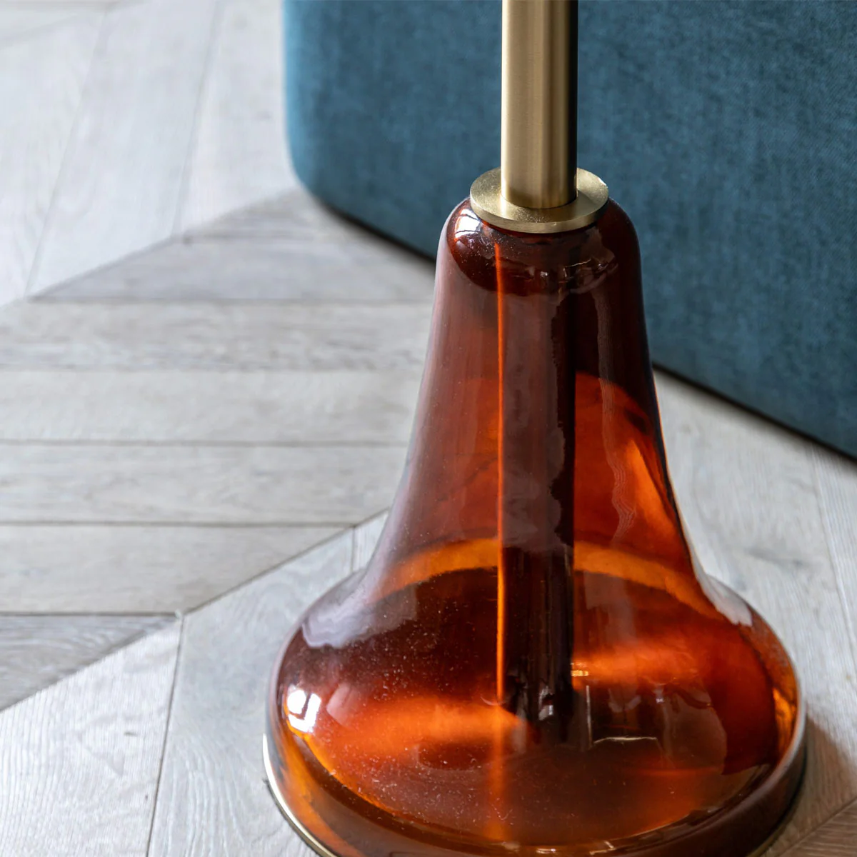 Gallery Direct Bilbao Side Table Orange 460x460x640mm - Image 3