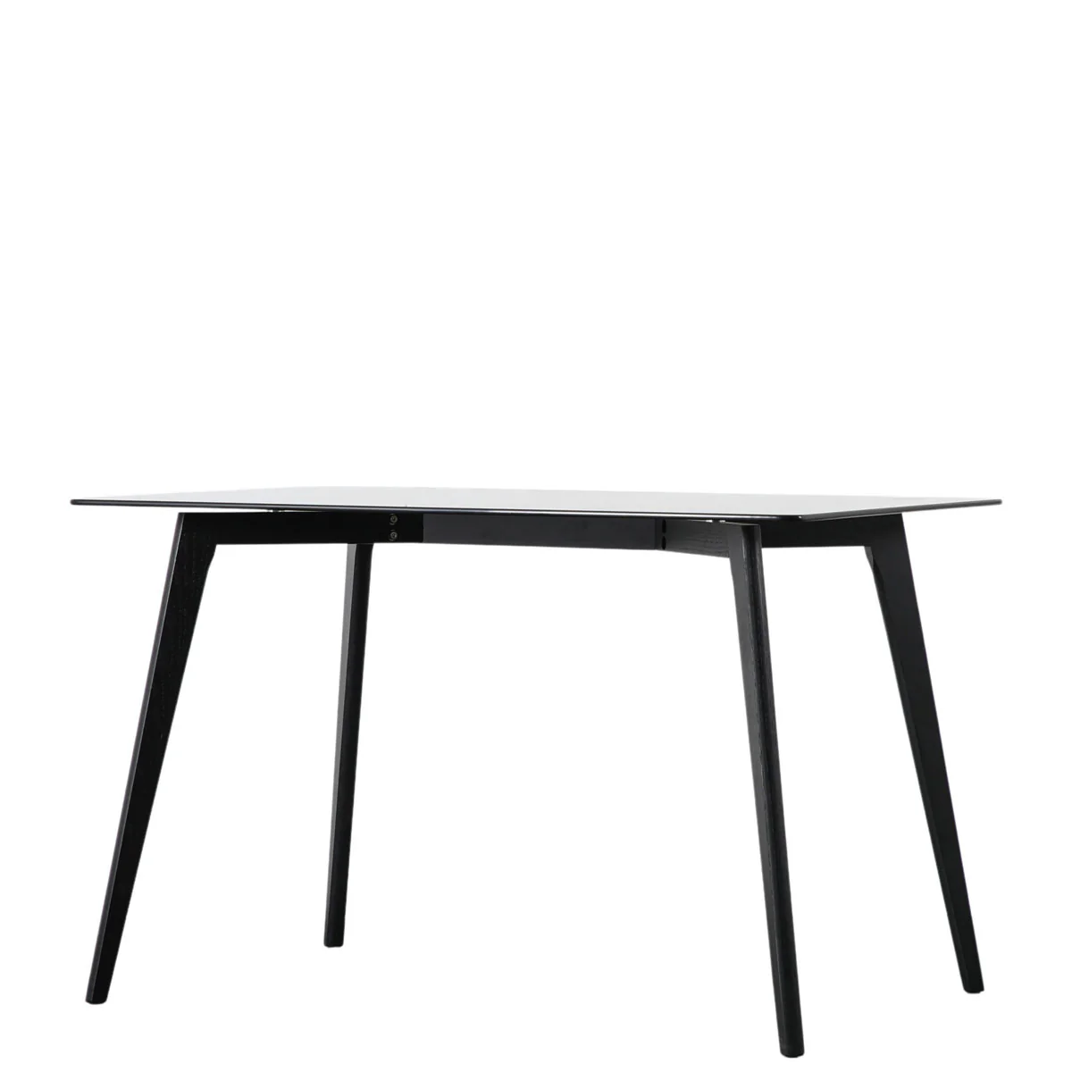 Gallery Direct Blair Rectangle Dining Table Black 1200x800x750mm - Image 2