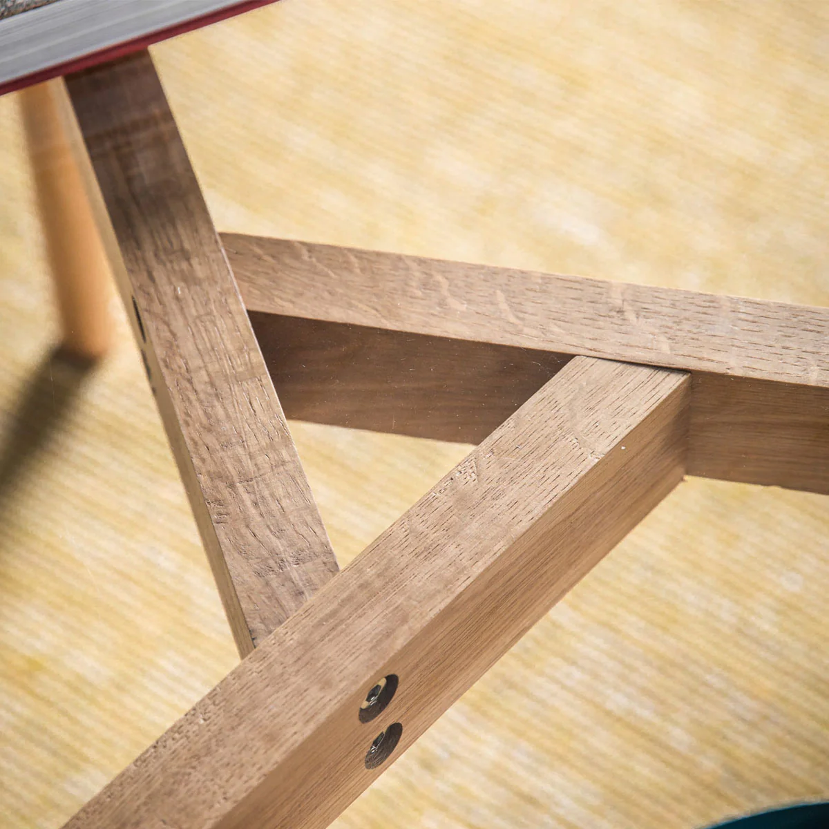 Gallery Direct Blair Round Coffee Table Oak 900x900x450mm - Image 2