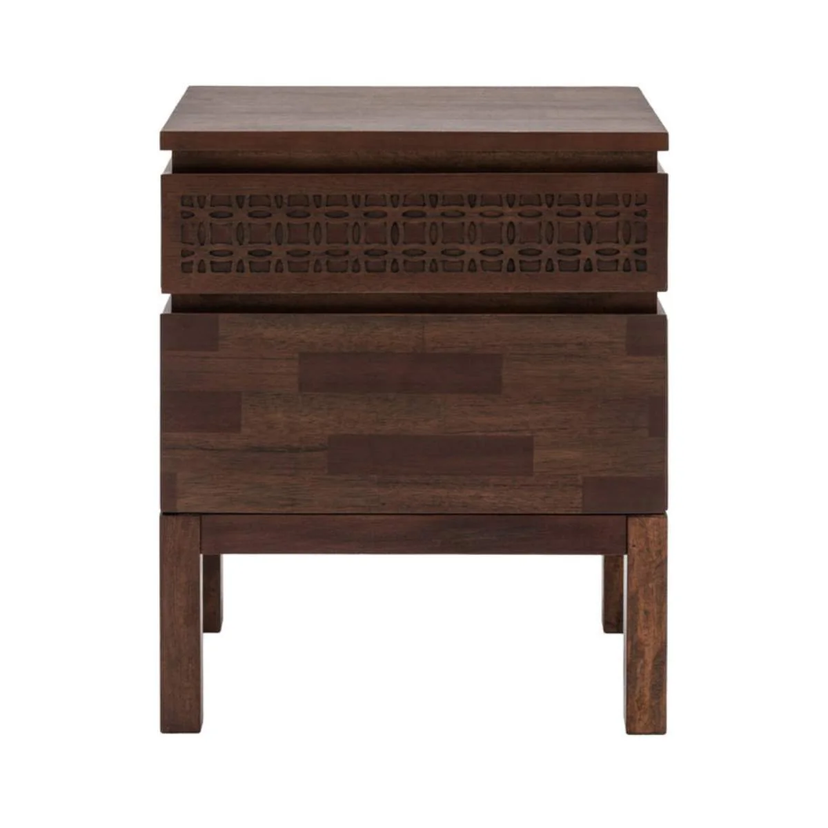 Gallery Direct Boho Retreat Bedside 2 Drawer Chest 500x400x600mm