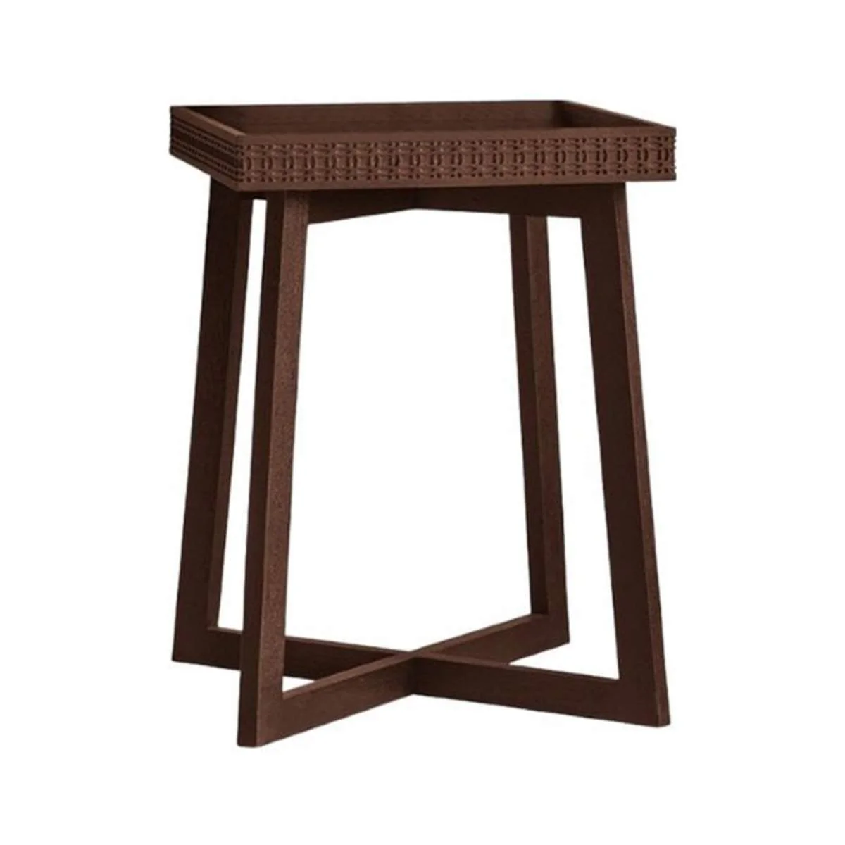 Gallery Direct Boho Retreat Bedside Table 460x460x665mm - Image 2