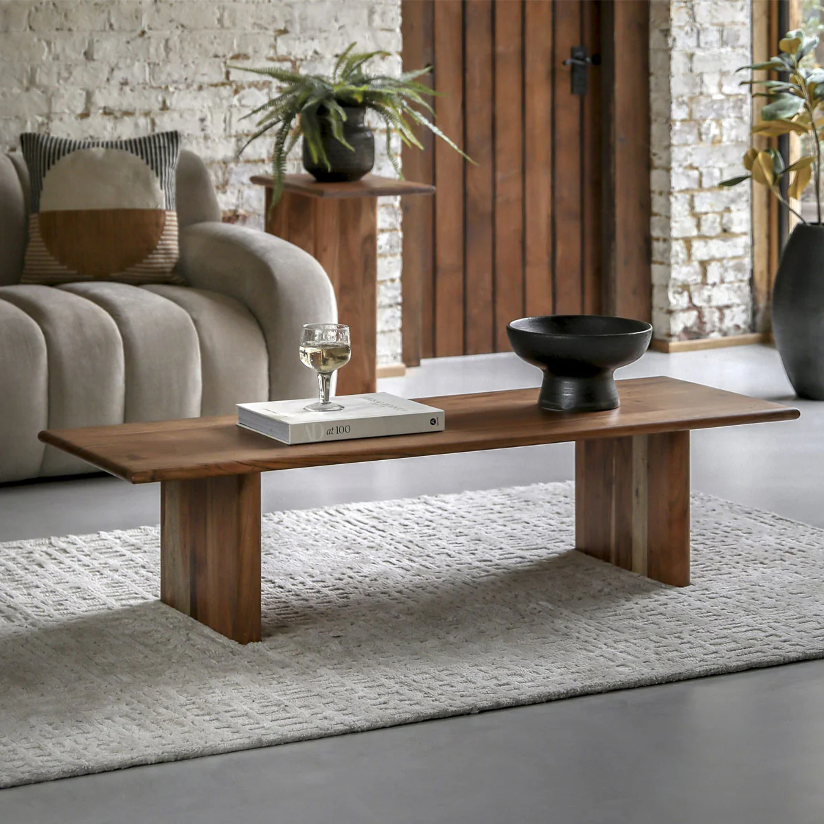 Gallery Direct Borden Coffee Table 1500x500x350mm - Image 4