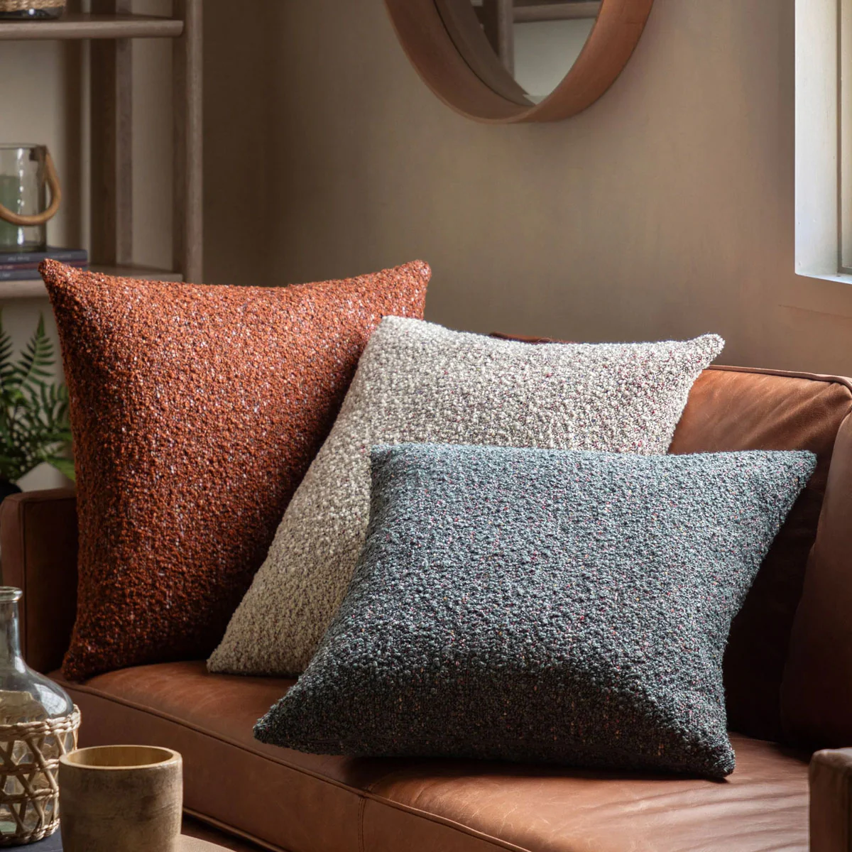 Gallery Direct Boucle Knife Edge Cushion - Image 10