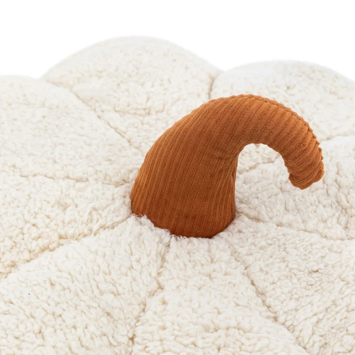 Gallery Direct Boucle Pumpkin Super Soft Floor Cushion - Image 3