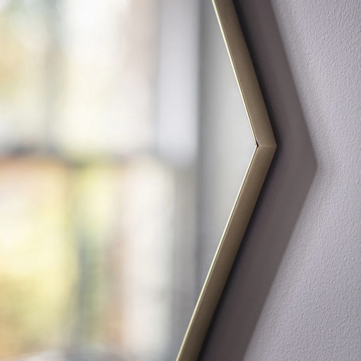 Gallery Direct Bowie Octagon Mirror Champagne 800x800mm - Image 2