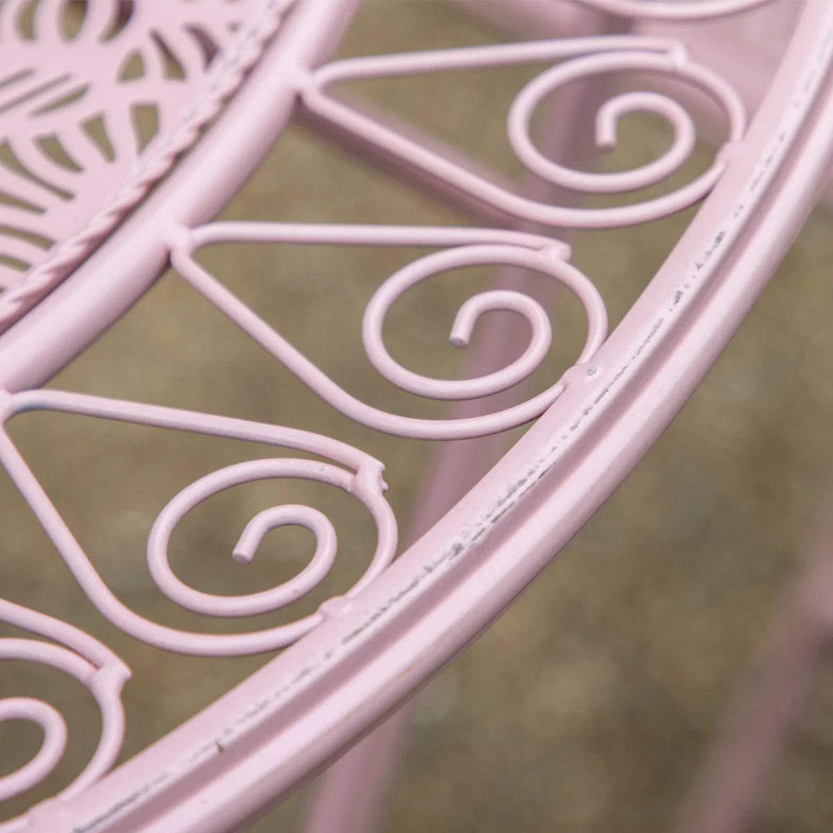 Gallery Direct Brindisi 2 Seater Bistro Set Coral - Image 5