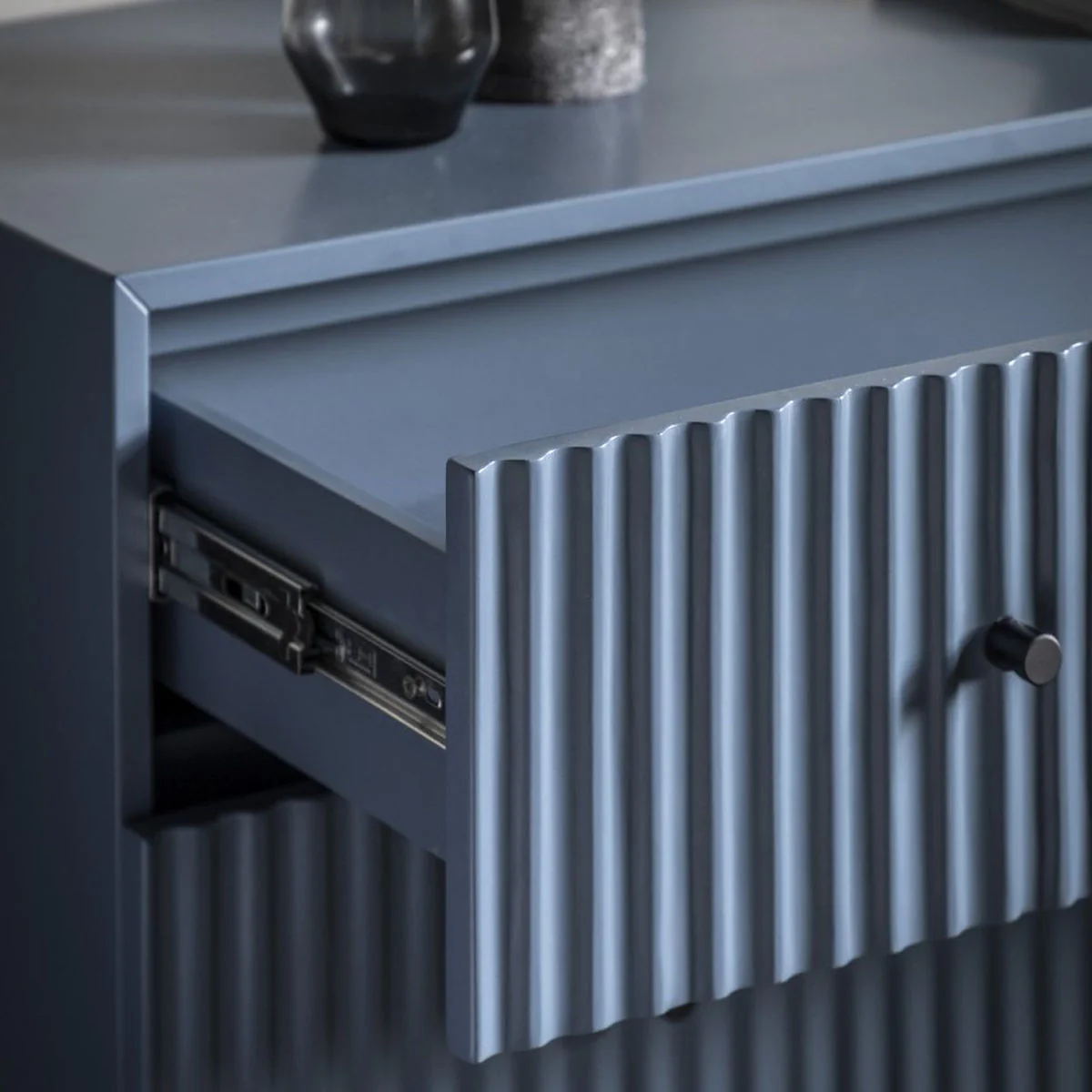 Gallery Direct Buckhurst 3 Drawer Chest Blue 400x900x750mm - Image 4