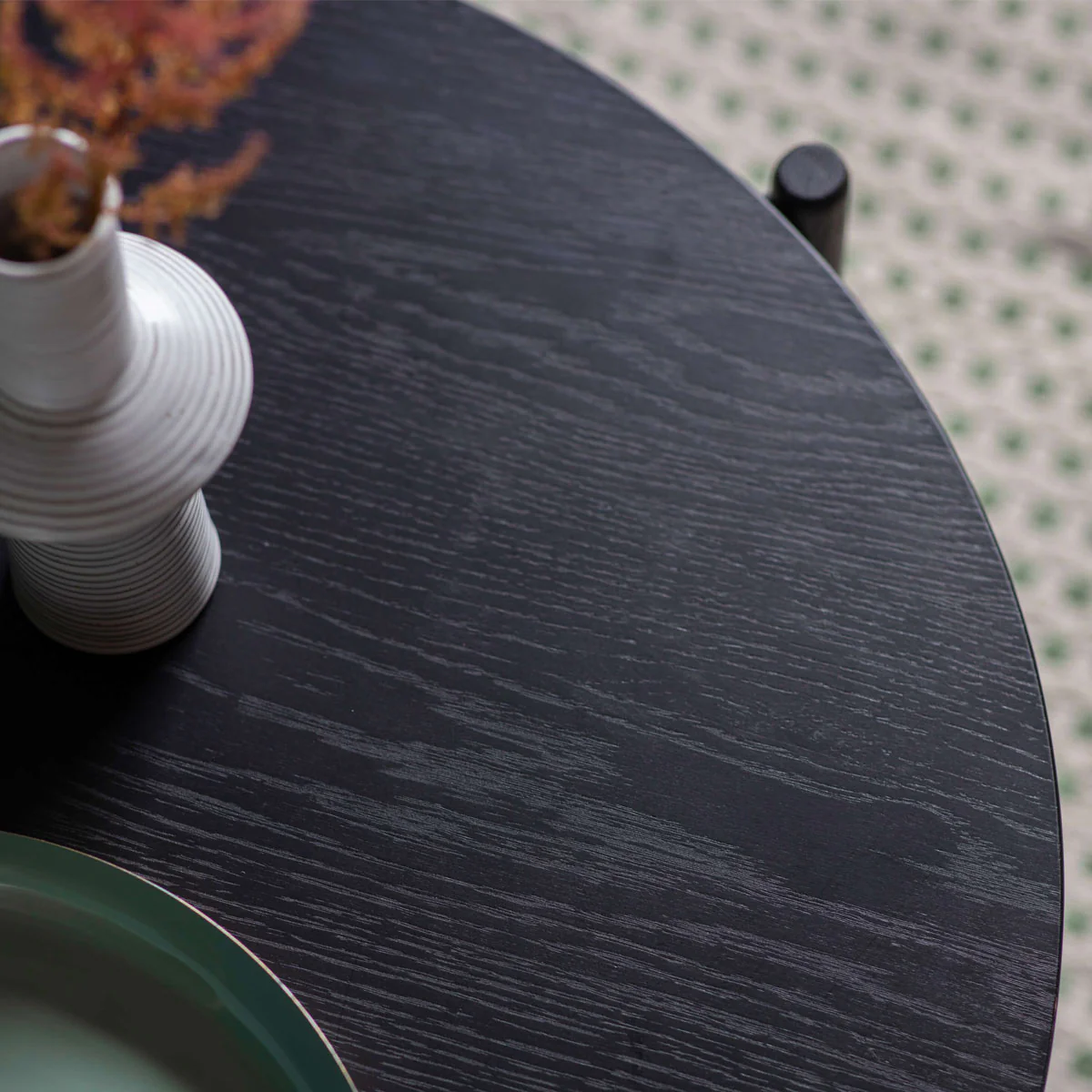 Gallery Direct Burley Coffee Table Black 700x700x400mm - Image 2