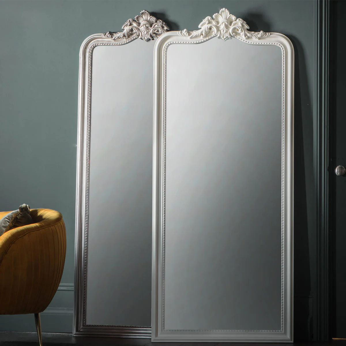 Gallery Direct Cagney Mirror White 800x1900mm - Image 2