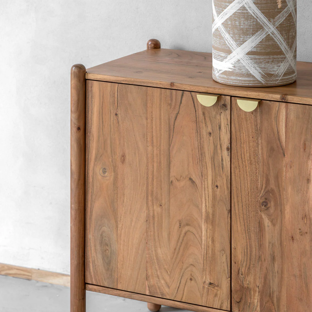 Gallery Direct Cannes 4 Door Sideboard 1750x450x800mm - Image 5