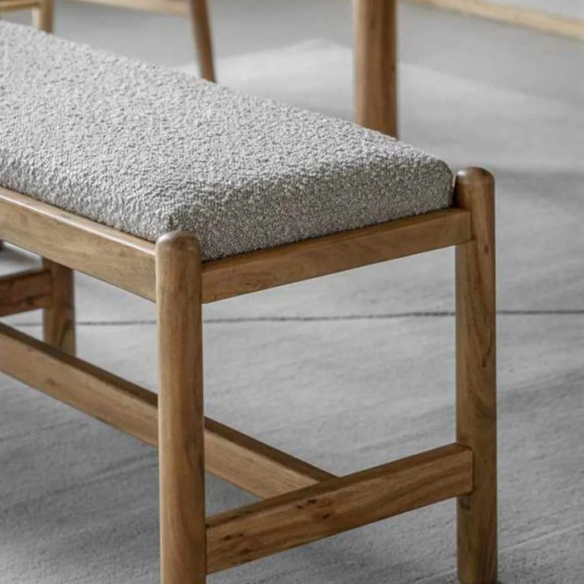 Gallery Direct Cannes Dining Bench 1600x400x485mm - Image 4