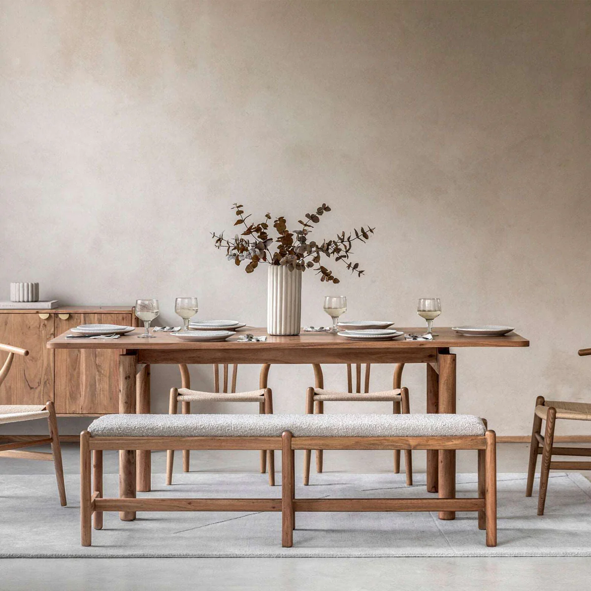 Gallery Direct Cannes Dining Table 2000x900x760mm - Image 4