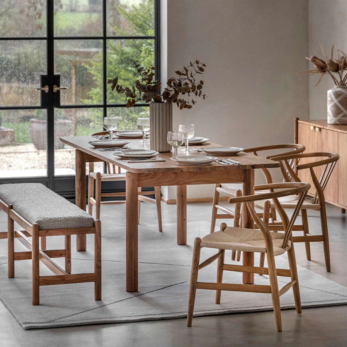 Gallery Direct Cannes Dining Table 2000x900x760mm - Image 5