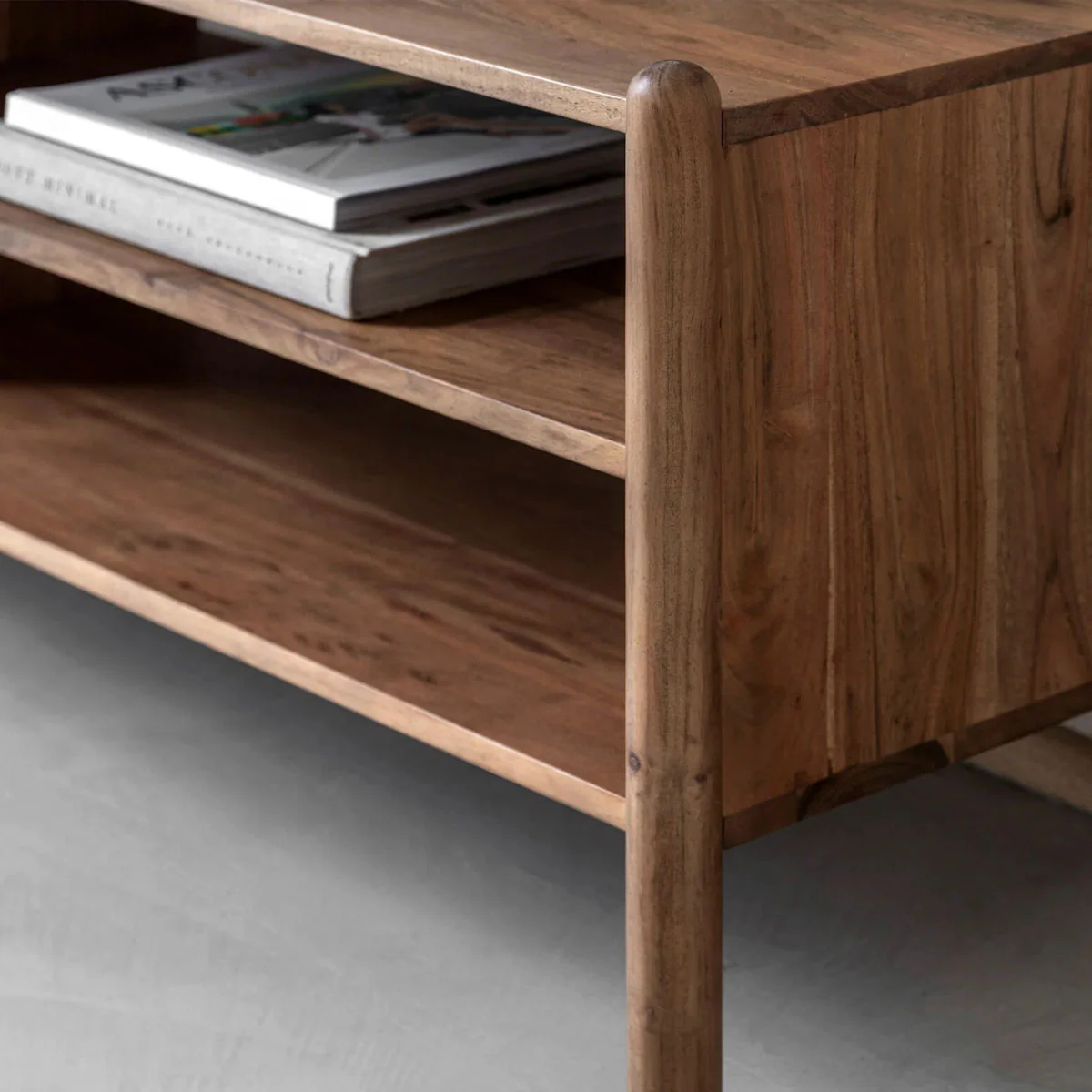 Gallery Direct Cannes Media Unit 1450x400x500mm - Image 3