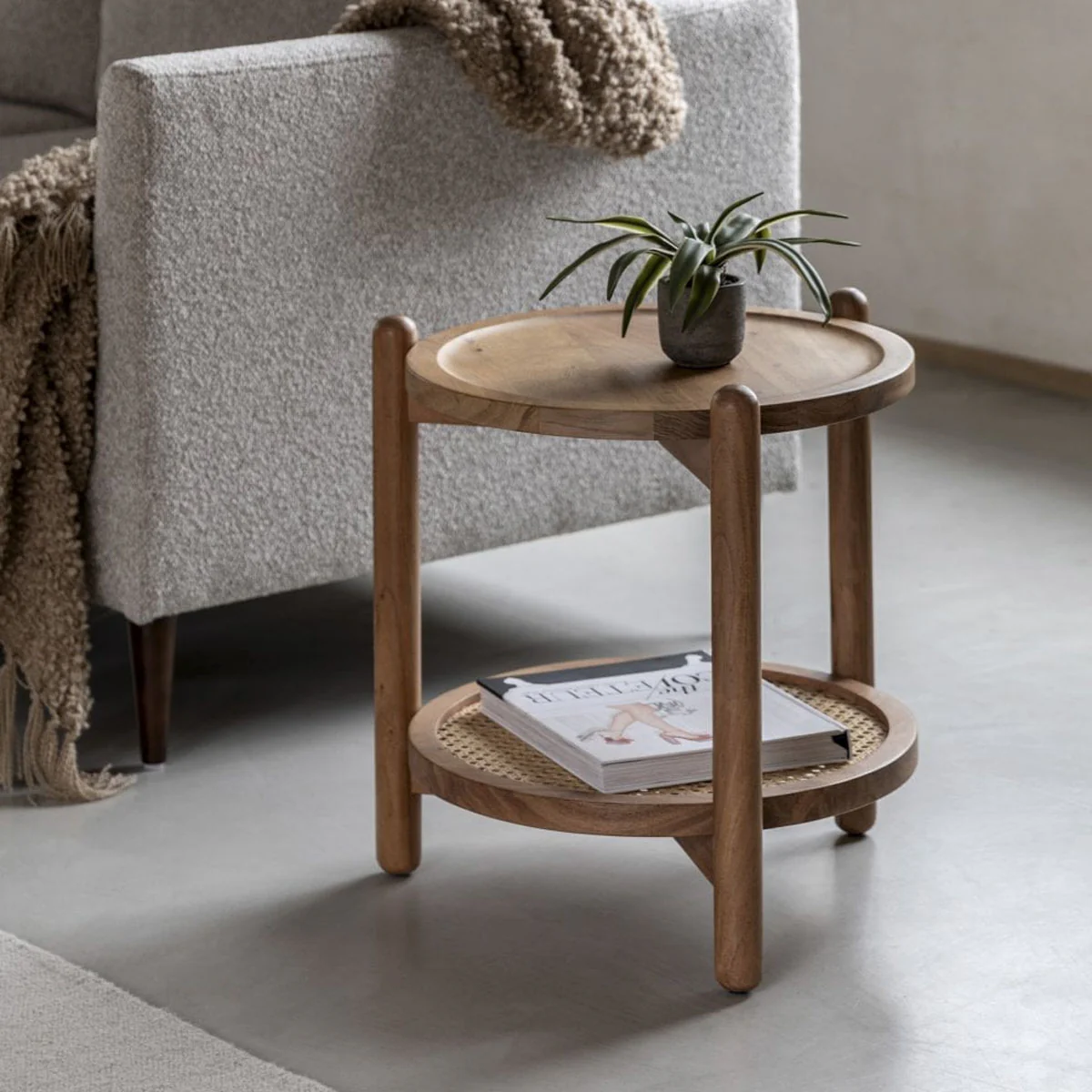 Gallery Direct Cannes Side Table 500x500x500mm - Image 5