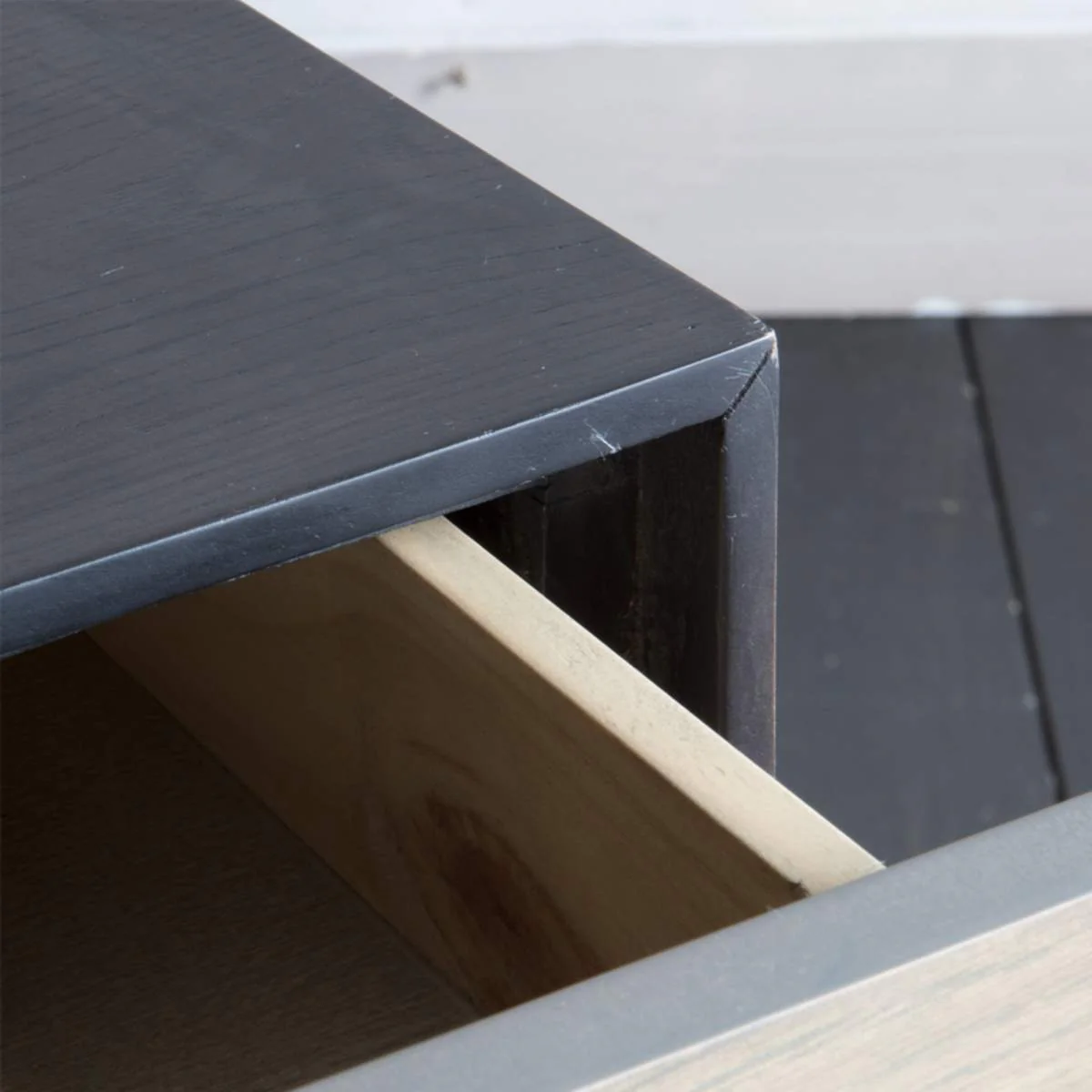 Gallery Direct Carbury 1 Drawer Bedside Table 400x400x500mm - Image 5