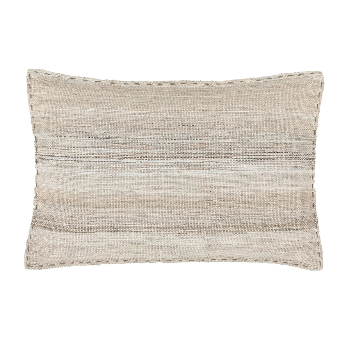 Gallery Direct Cardinham Stitched Cushion Ecru
