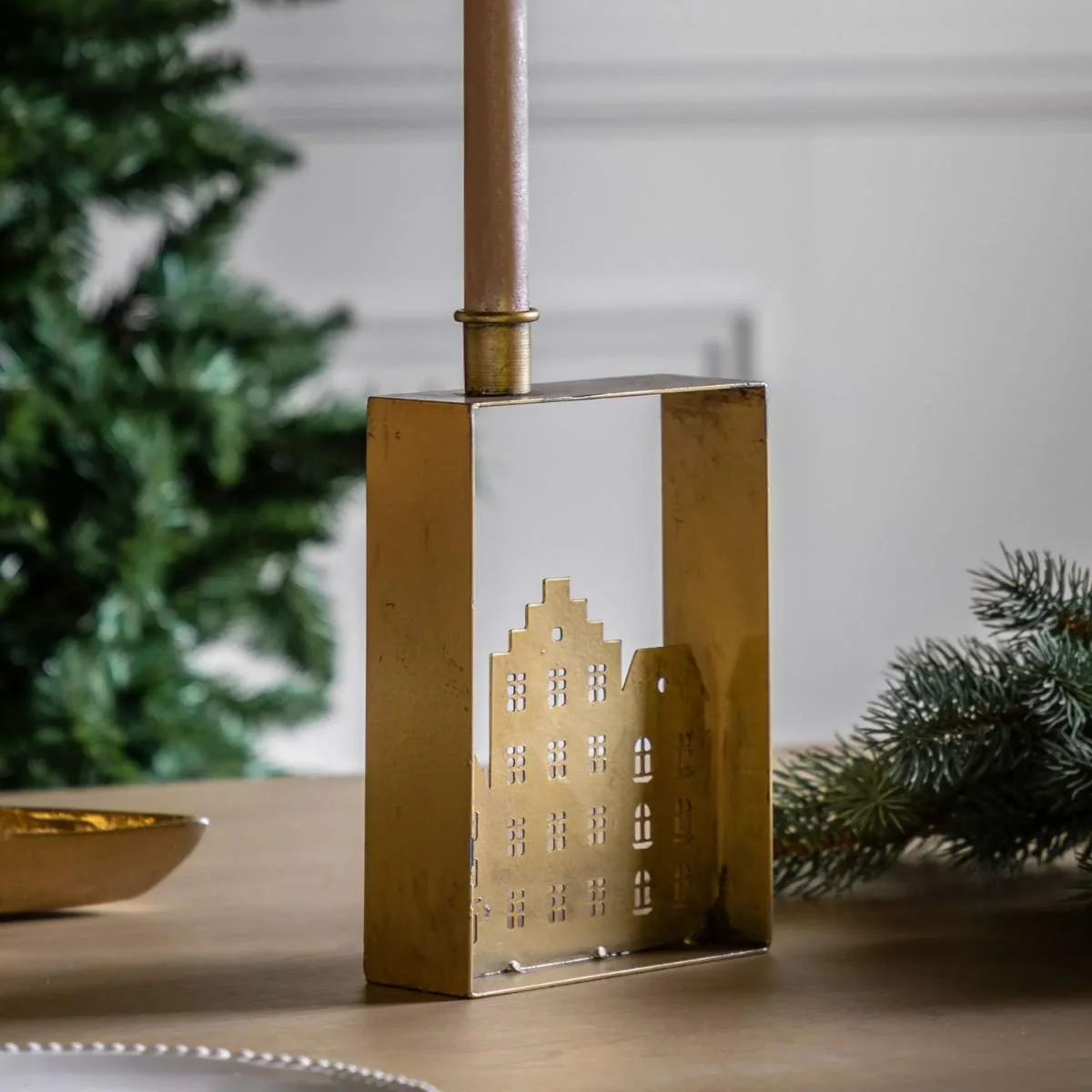 Gallery Direct Casa Candleholder Small Gold - Image 6