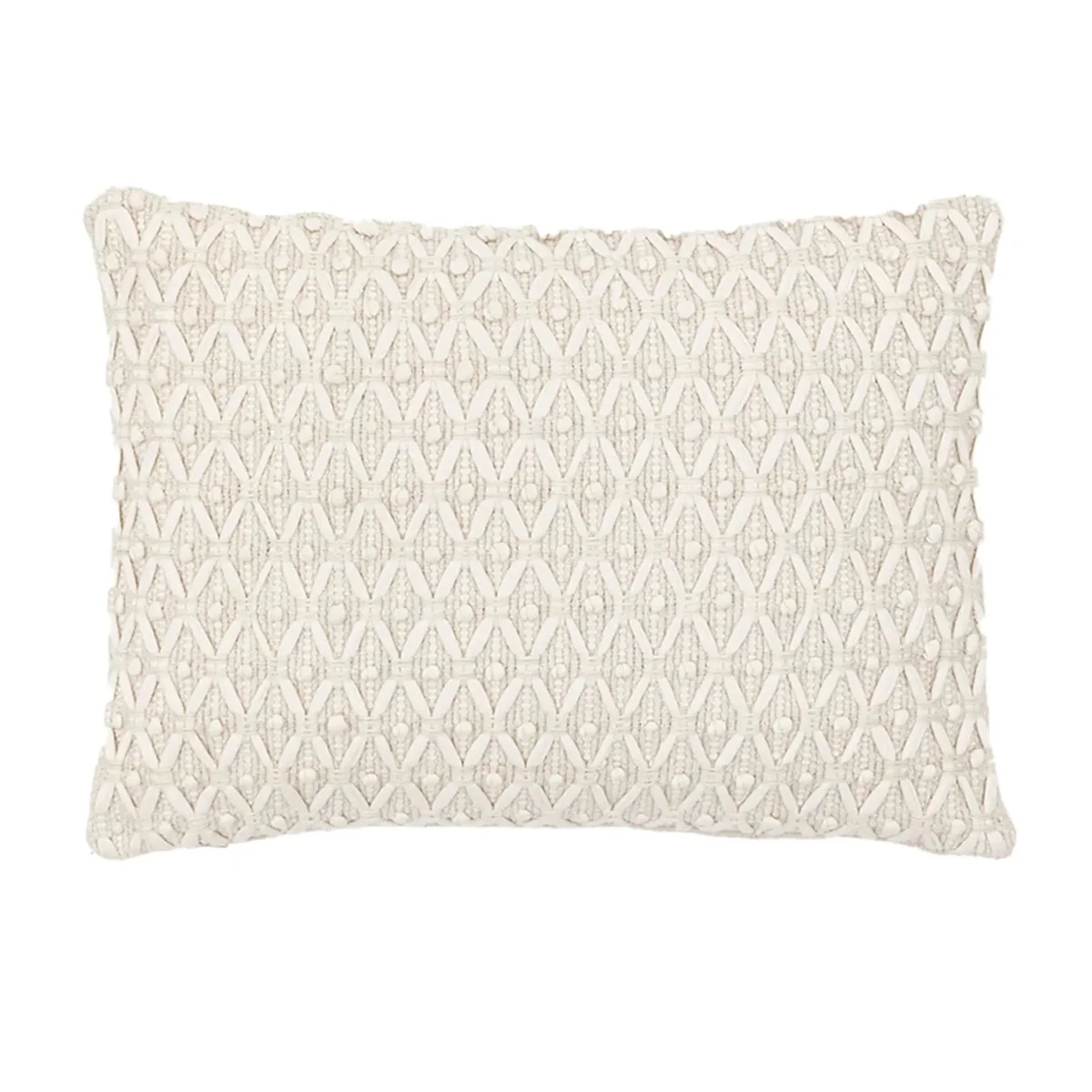 Gallery Direct Cheslyn Woven Cushion Cream