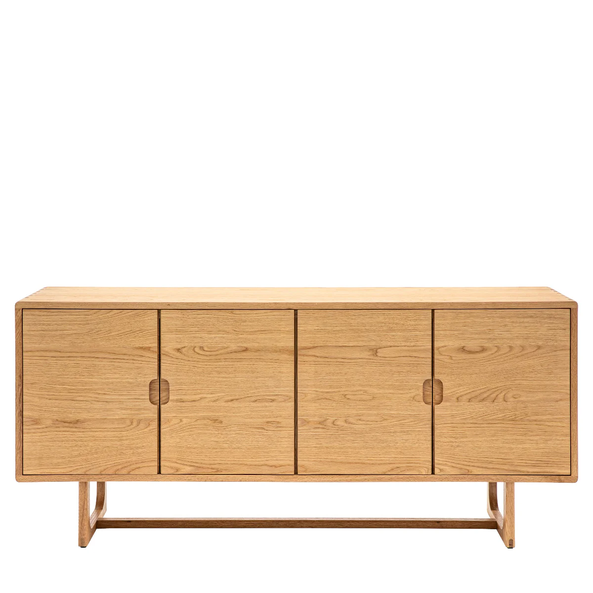 Gallery Direct Craft 4 Door Sideboard Natural 1700x450x750mm
