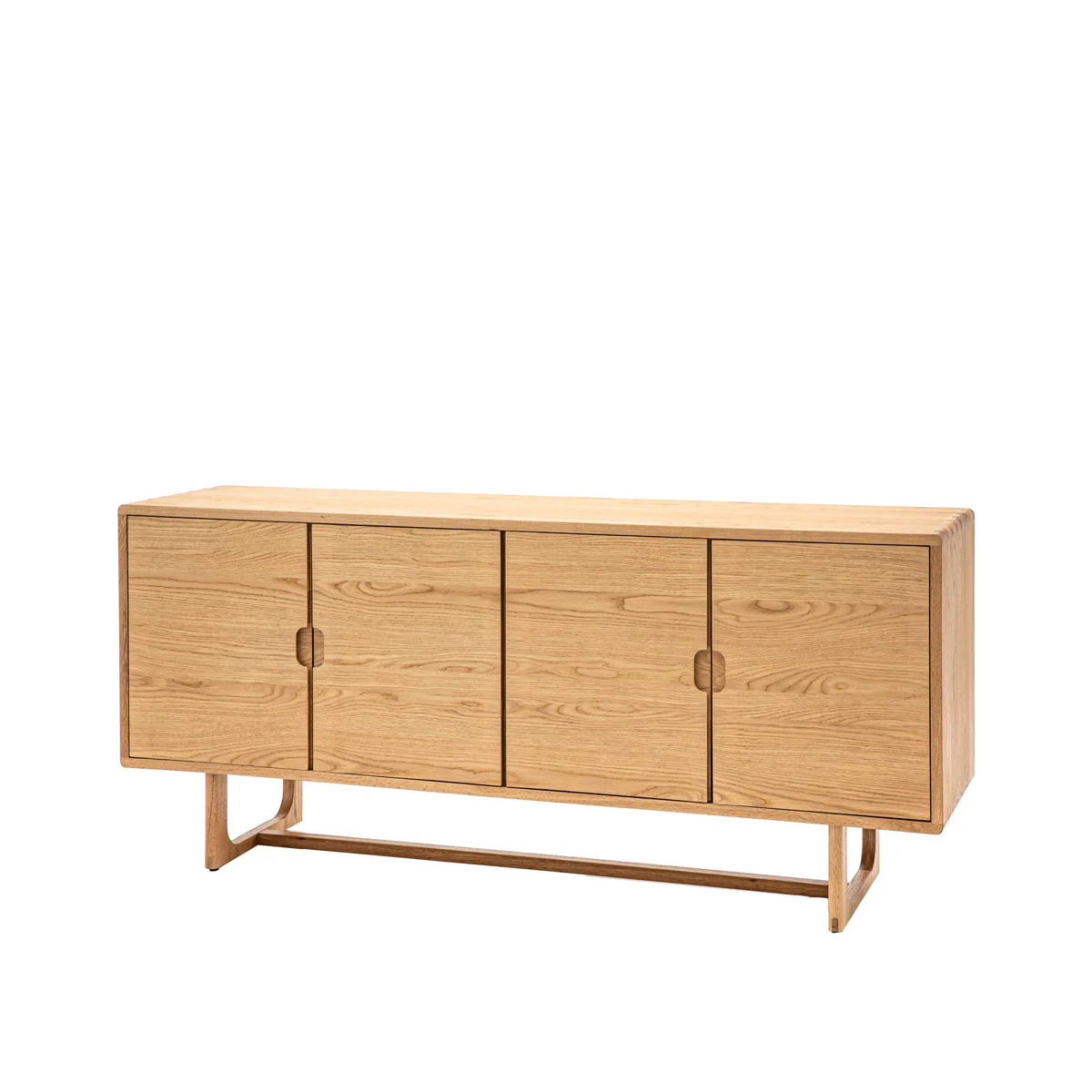 Gallery Direct Craft 4 Door Sideboard Natural 1700x450x750mm - Image 2