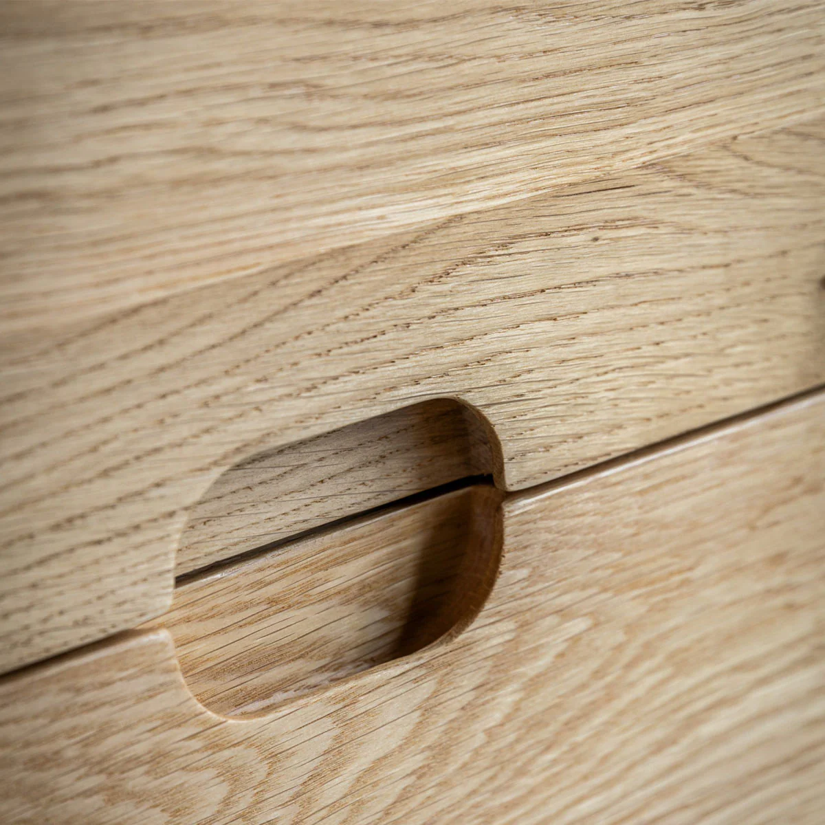 Gallery Direct Craft 5 Drawer Chest Natural 950x450x1060mm - Image 5