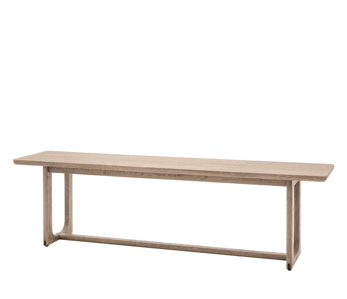 Gallery Direct Craft Dining Bench Smoked 1650x380x450mm - Image 2