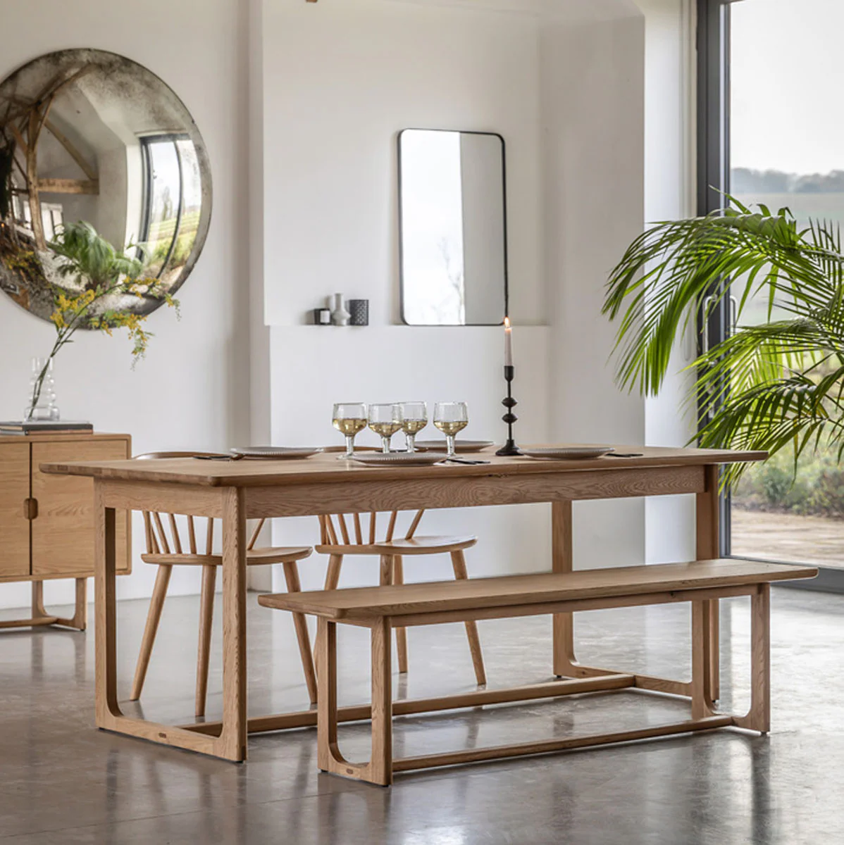 Gallery Direct Craft Ext Dining Table Natural 2000/2500x950x750mm - Image 9