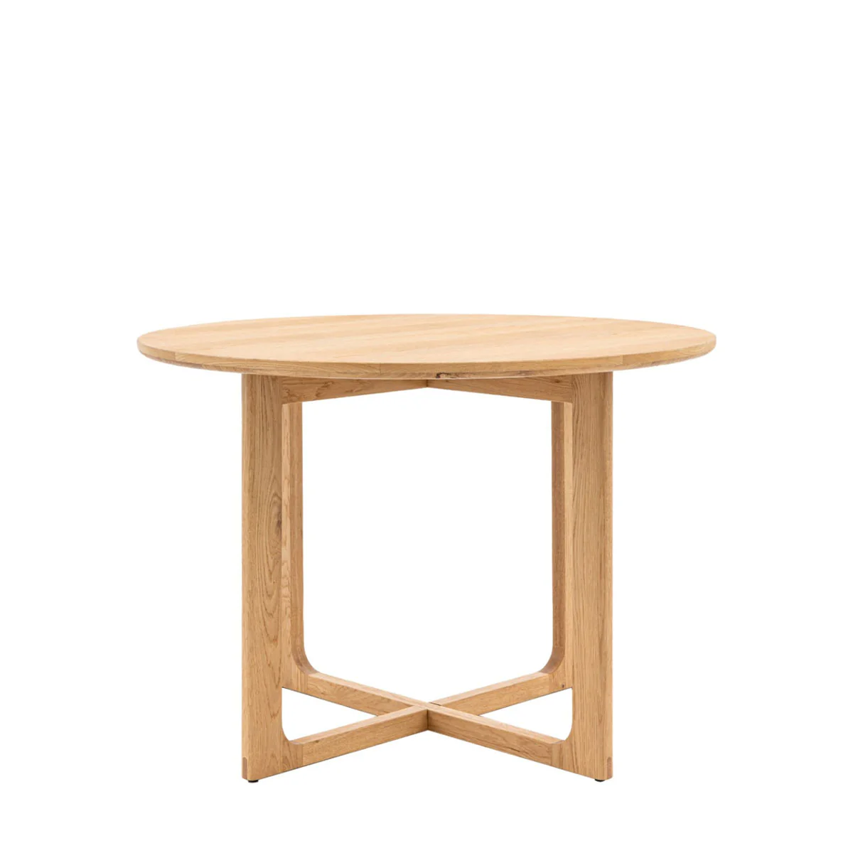 Gallery Direct Craft Round Dining Table Natural 1100x1100x750mm - Image 2