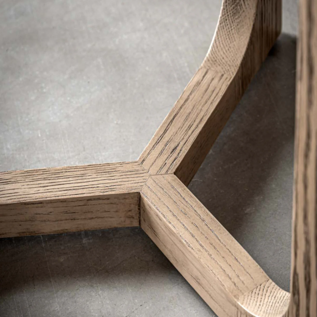 Gallery Direct Craft Side Table Smoked 500x500x550mm - Image 5