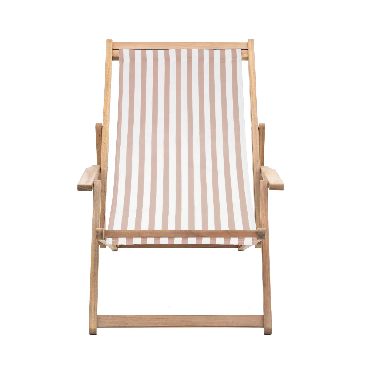 Gallery Direct Creta Deck Chair Clay Stripe