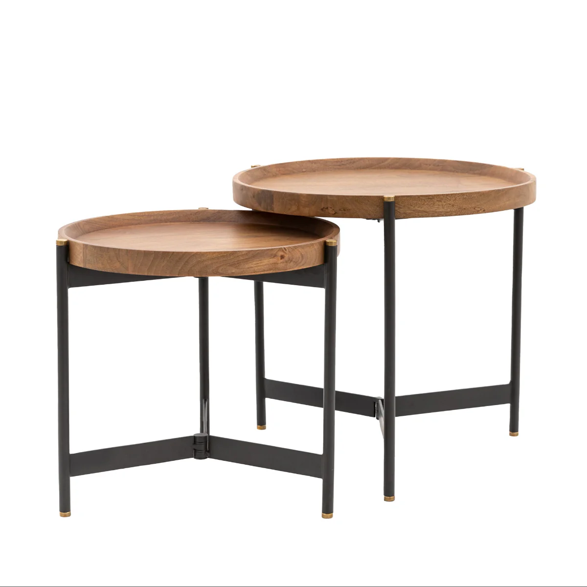 Gallery Direct Dakota Nest Of 2 Tables 550x550x520mm