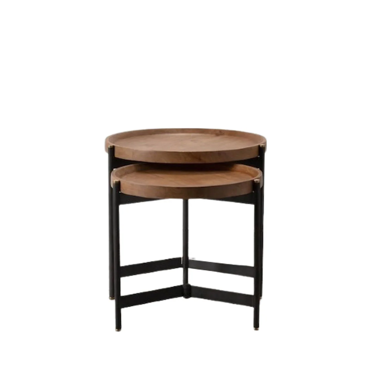 Gallery Direct Dakota Nest Of 2 Tables 550x550x520mm - Image 2