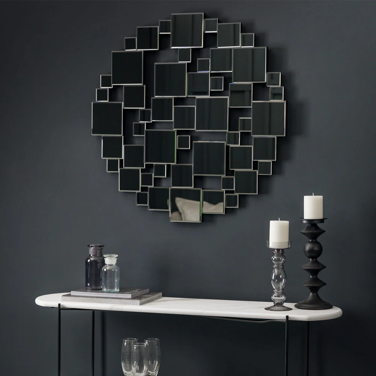 Gallery Direct Dawes Round Mirror 800mm - Image 5