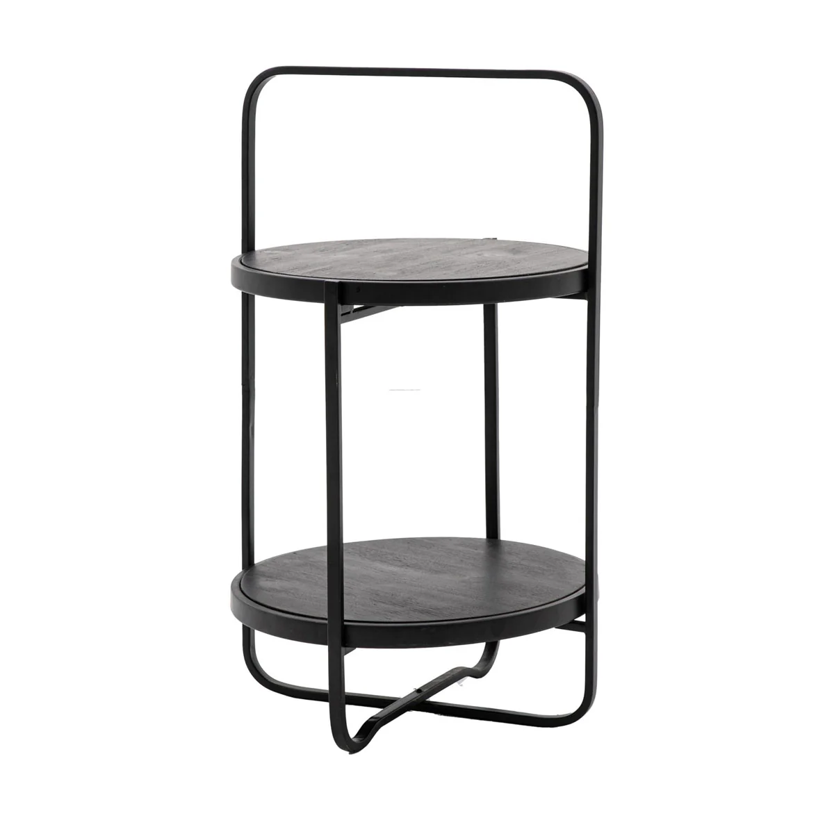 Gallery Direct Dunley Side Table Black 425x425x720mm - Image 2