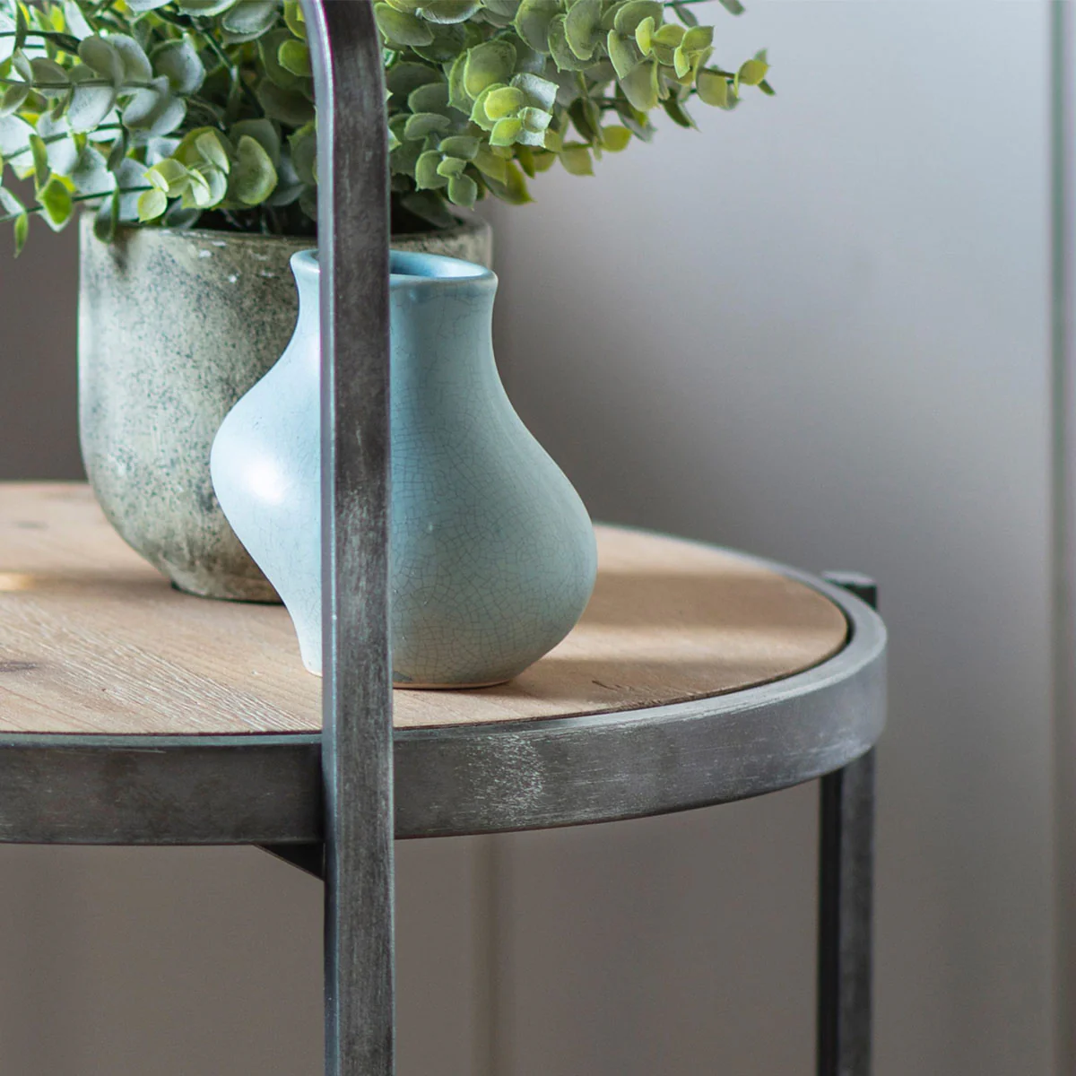 Gallery Direct Dunley Side Table Oak 425x425x720mm - Image 5