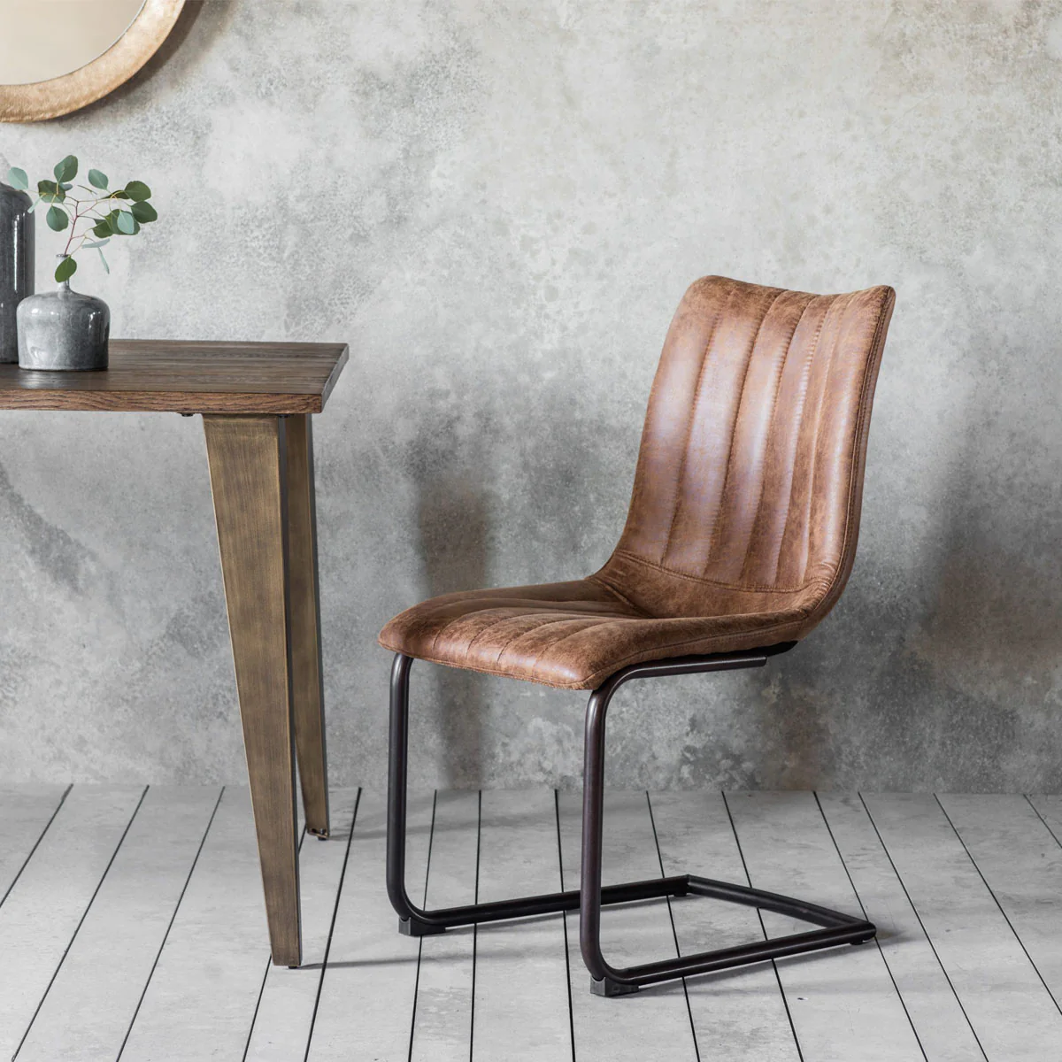 Gallery Direct Edington Brown Chair (2pk) - Image 6