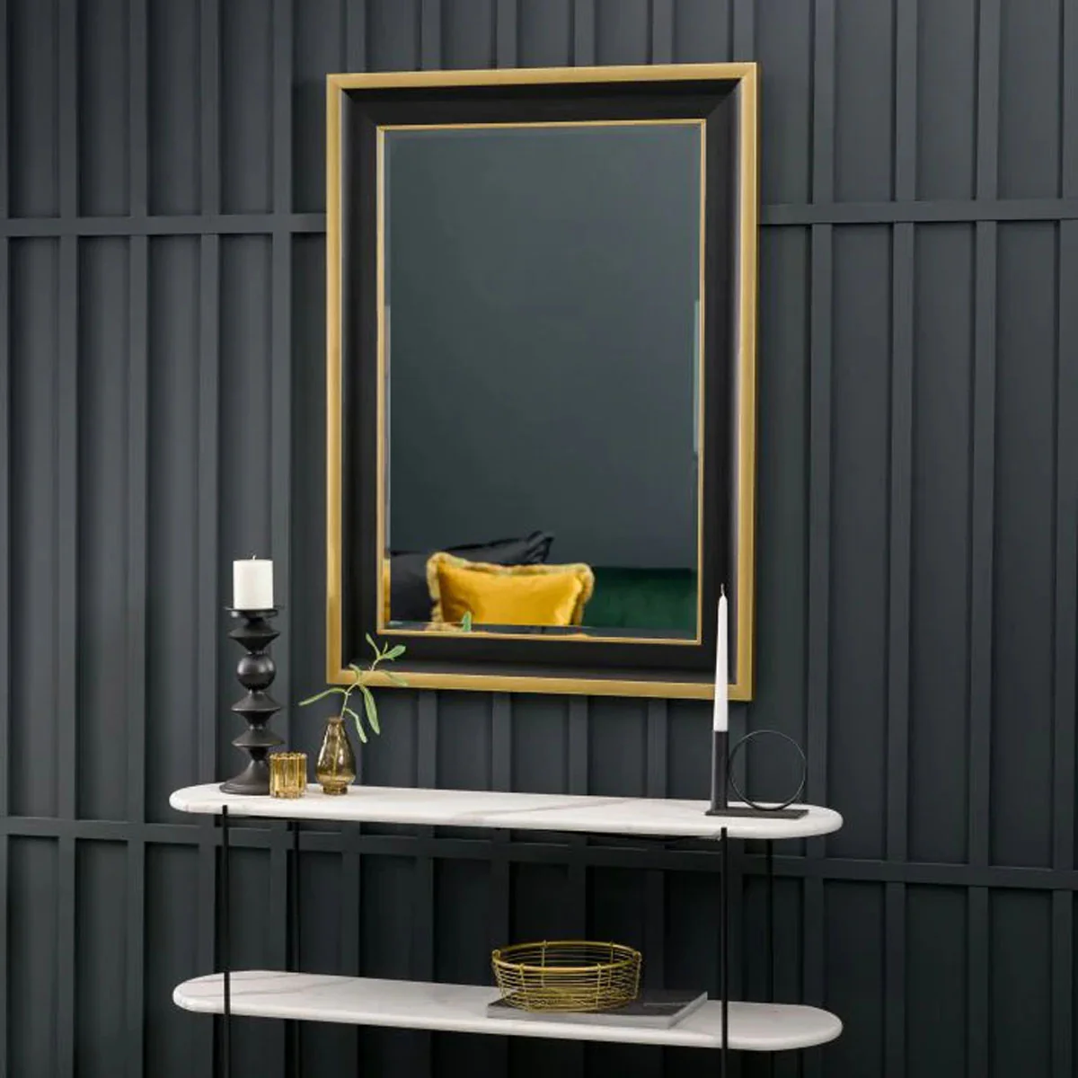 Gallery Direct Edmonton Rectangle Mirror 800x1105mm - Image 3