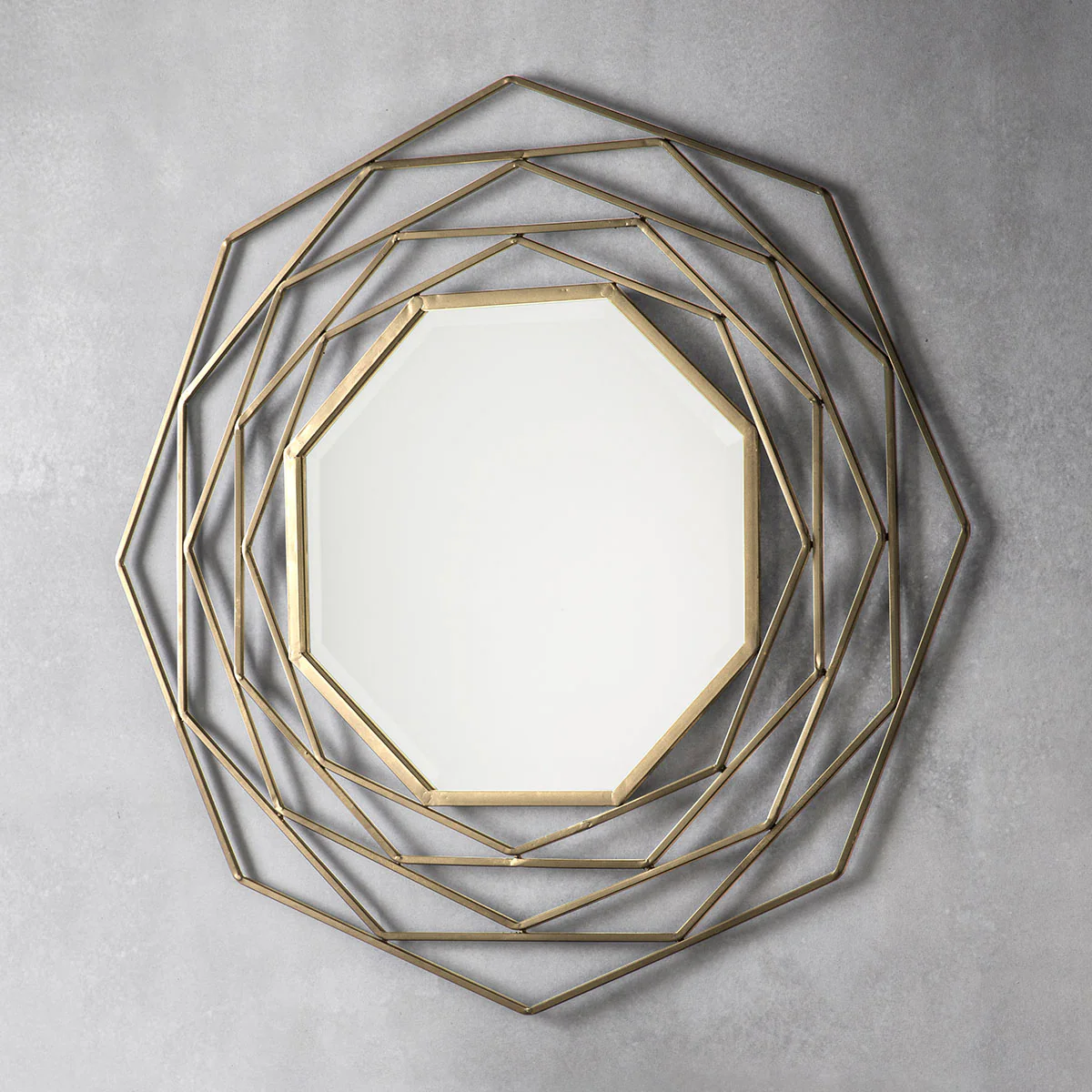 Gallery Direct Estella Mirror Gold 910x910mm - Image 4