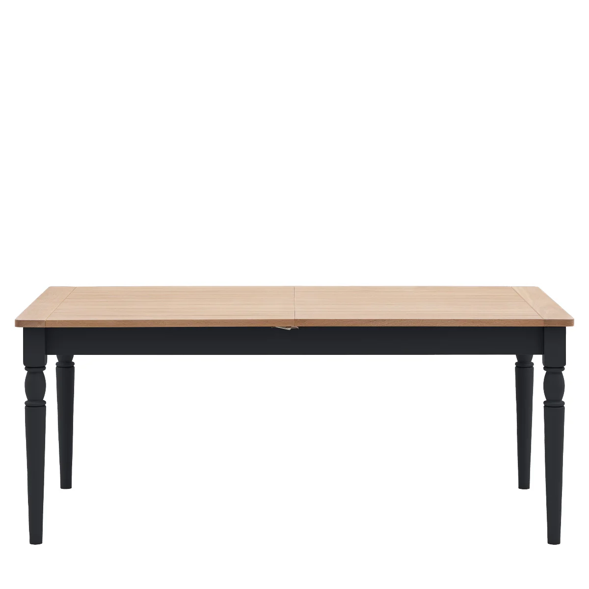 Gallery Direct Eton Ext Dning Tble Meteor 1800/2300x950x750mm