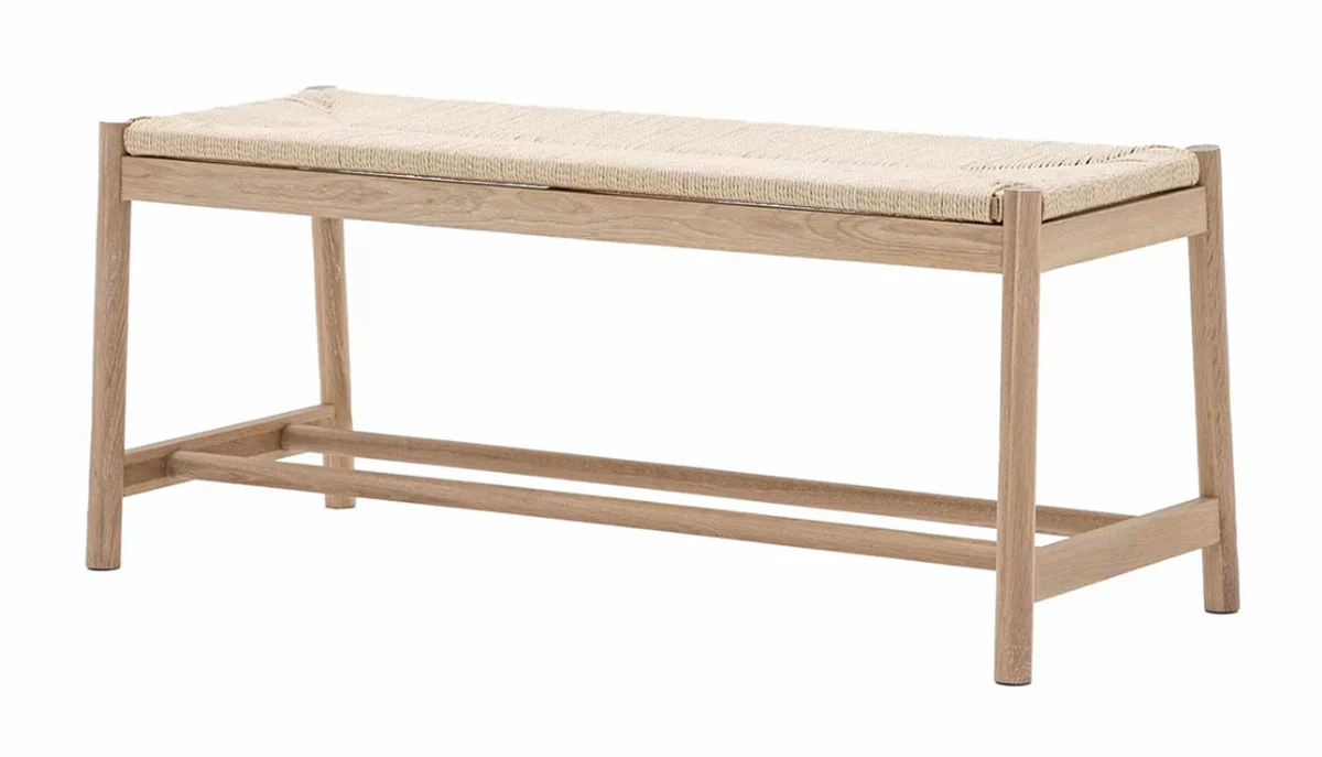 Gallery Direct Eton Rope Bench 1100x435x450mm - Image 2