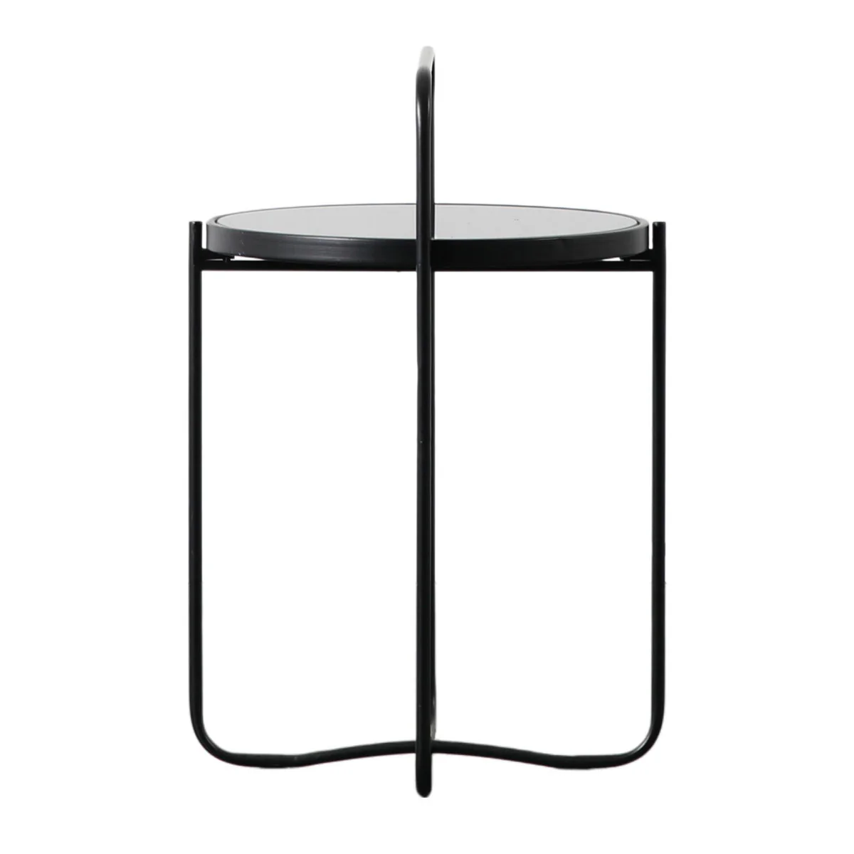 Gallery Direct Fawley Side Table Black 435x435x650mm - Image 2
