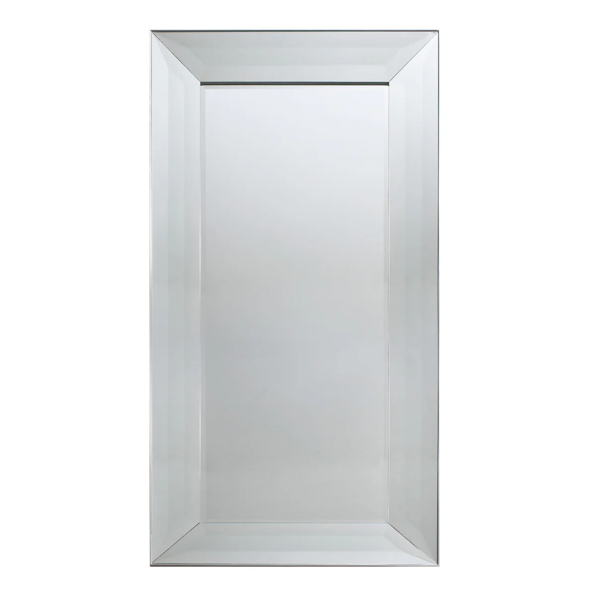Gallery Direct Ferrara Leaner Mirror Silver 1820x905mm