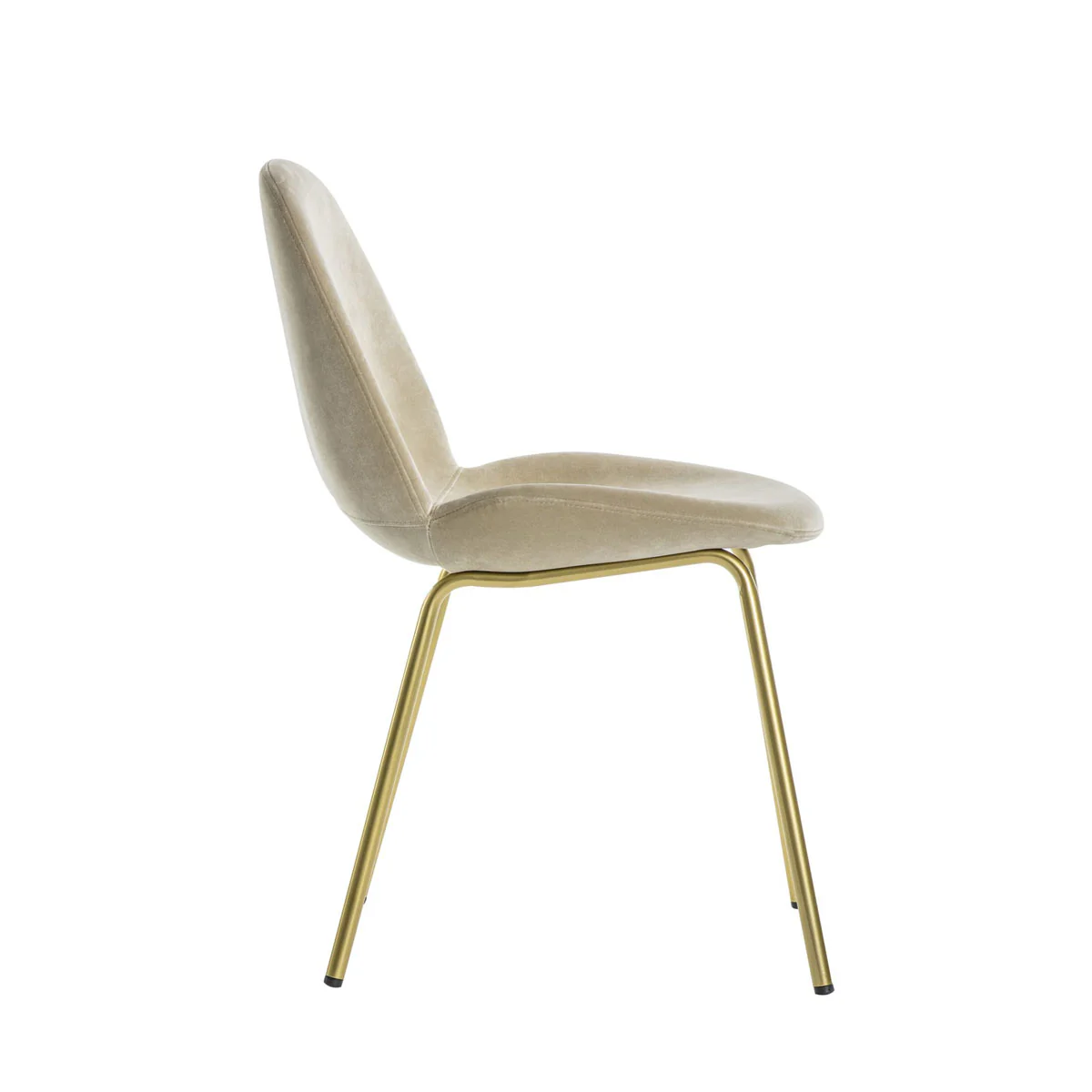 Gallery Direct Flanagan Chair Oatmeal Velvet (2pk) - Image 3