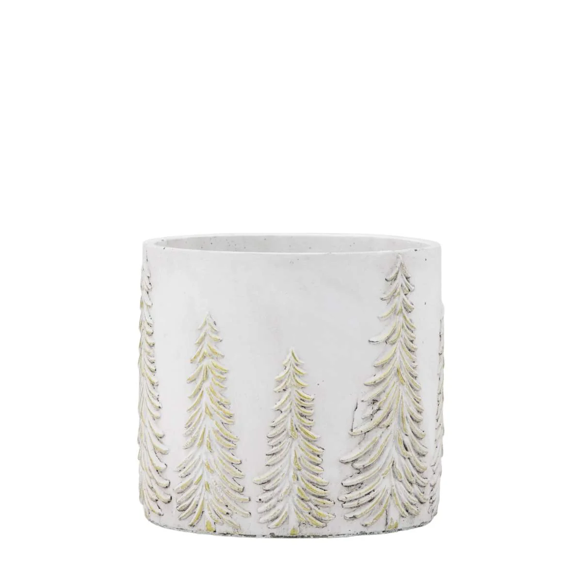 Gallery Direct Forest Planter White and Gold Medium - Image 2
