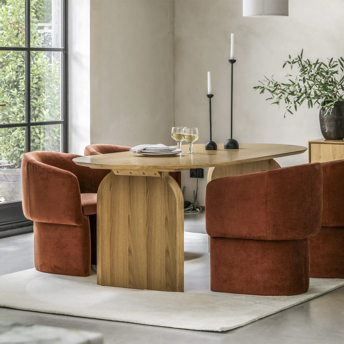 Gallery Direct Geo Dining Table 2000x1000x750mm - Image 6