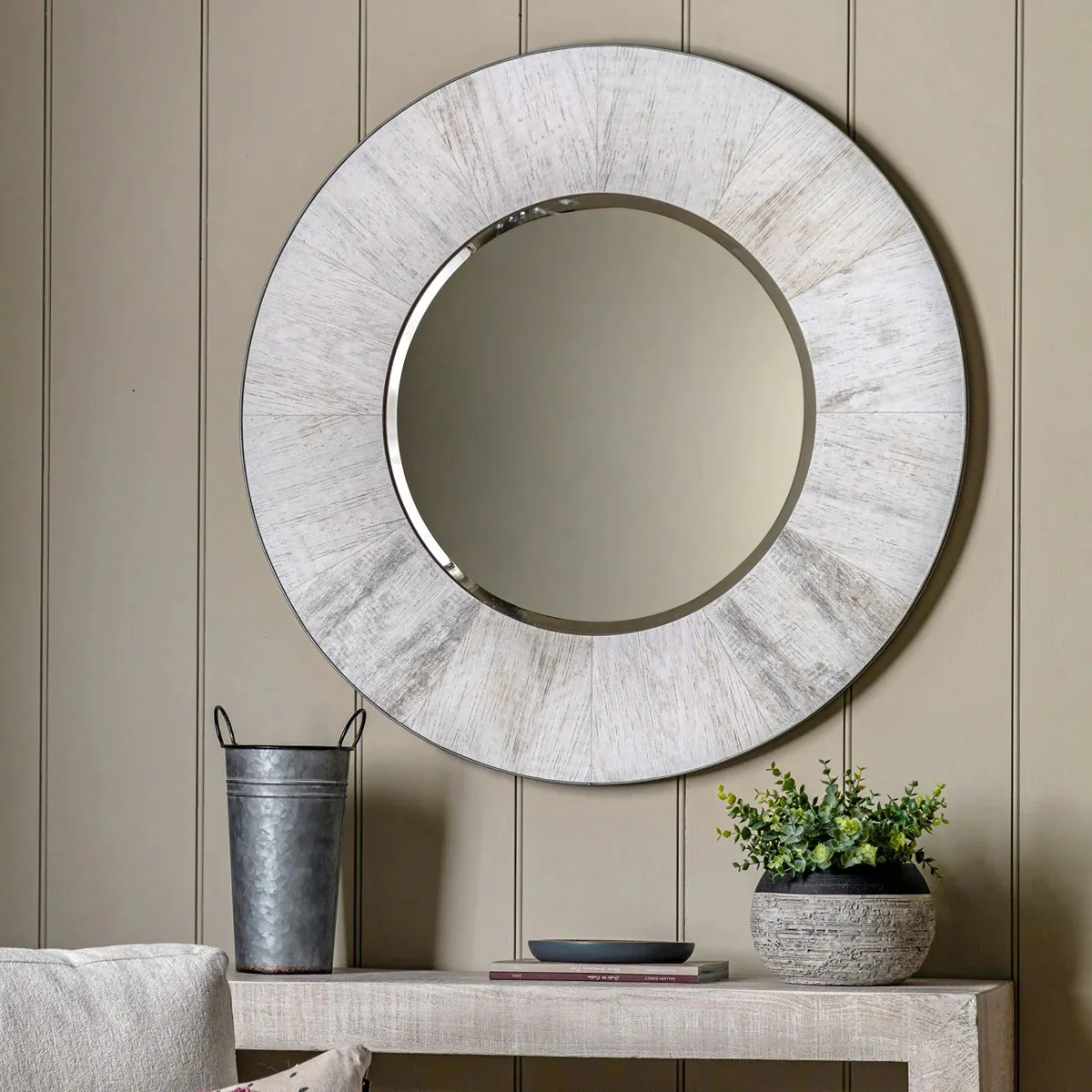 Gallery Direct Hackney Round Mirror 900mm - Image 10