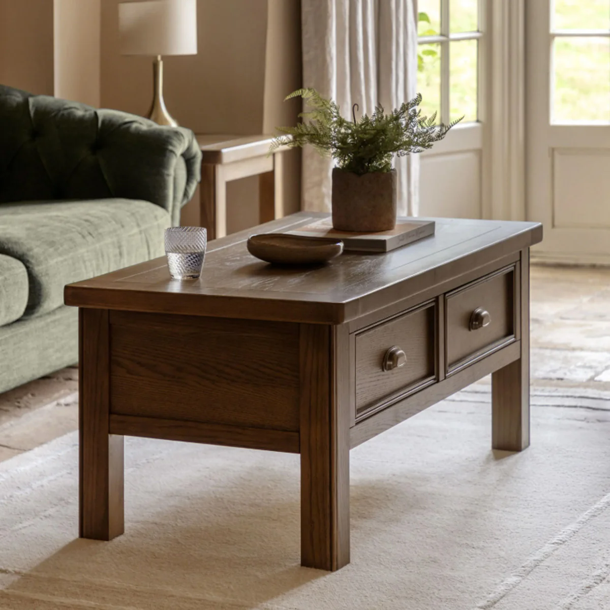 Gallery Direct Hardwick 2 Drawer Coffee Table - Image 9