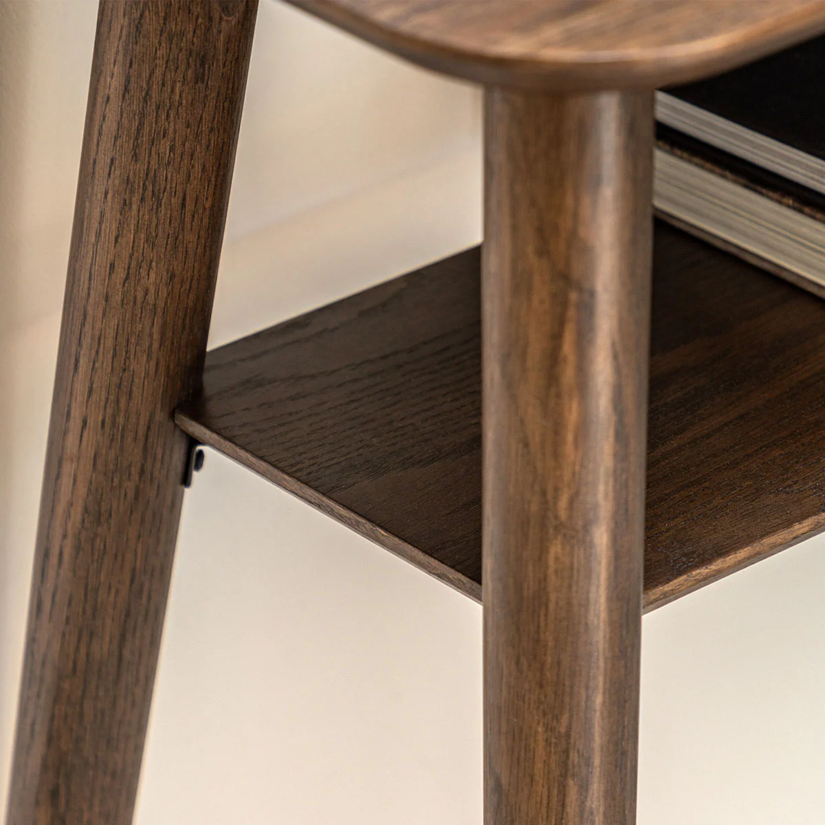 Gallery Direct Hatfield Console Table Smoked 1100x350x750mm - Image 2